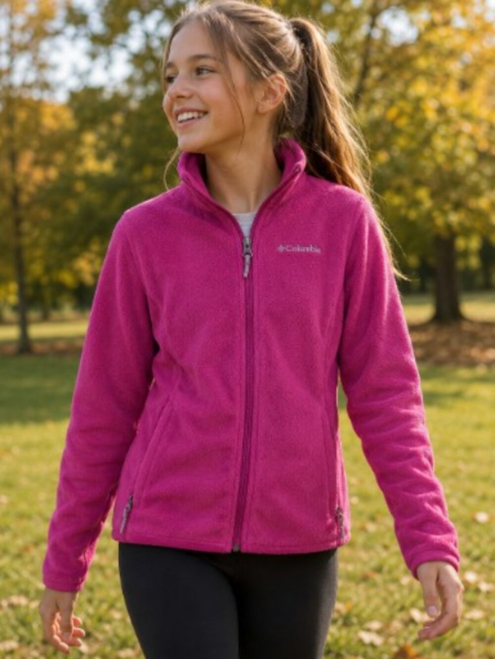 Children Size M Columbia Full Zip Jacket